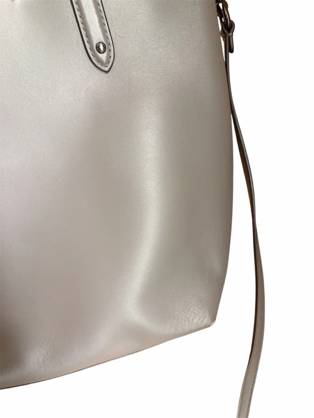 Coach Central Shopper leather tote with strap
